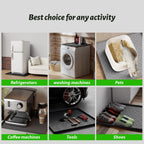 EWX Silicone Mini Fridge Mat 19.7"x19.7" – Refrigerator Mats, Non-Slip Waterproof Protector Pad for Washing Machine, Dryer, Dishwasher & Wine Cooler