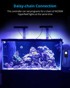 NICREW Reef Light Controller, LED Light Timer for HyperReef 50,100,150 Gen 1, Not Compatible with HyperReef Gen 2