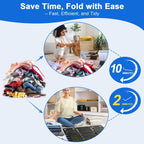 BoxLegend V3 Shirt Folder Board Tshirt Clothes Folding Board Durable Black