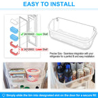 UPGRADED 240356402 Refrigerator Door Bin Compatible with Frigidaire Door Shelf Replacement Frigidaire Gallery Door Shelf Refrigerator Shelves FGHS2631PF4A FFSS2615TS0 LFSS2612TF0 LFSS2612TE0 Door Bin