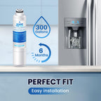 GOLDEN ICEPURE RWF0700A Refrigerator Water Filter Replacement for Samsung DA29-00020B, HAF-CIN/EXP, RF263BEAESR, RF28HMEDBSR, RF28HFEDTSR, RF28HFEDBSR, 3PACK