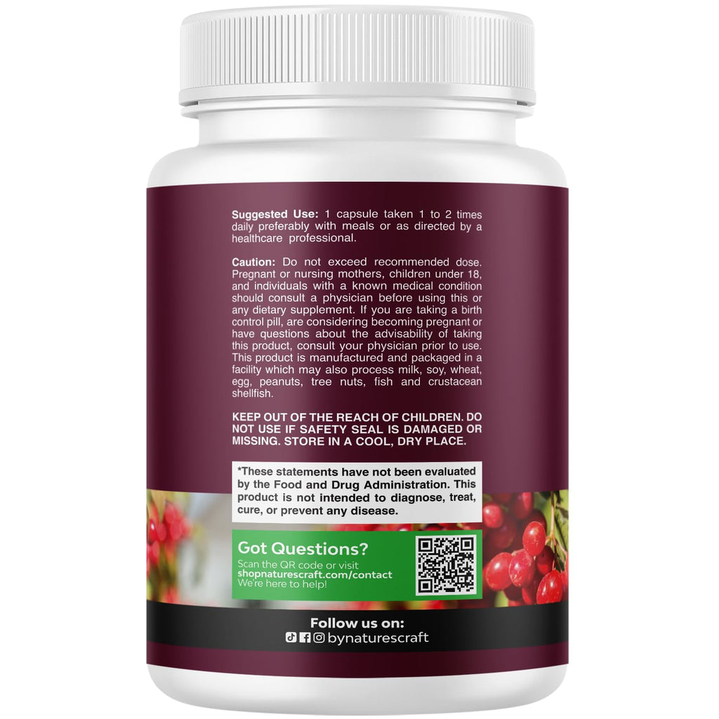 Advanced Kidney Support Supplement - Kidney Cleanse Detox & Repair Cranberry Extract Capsules with Uva Ursi, Stinging Nettle & Astragalus for Kidney Health - Urinary Tract Health - 240 Count