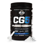 PMD Sports CG5 Premium Creatine & L Glutamine Powder, Power Recovery, Build Lean Muscle, Increase Workout Performance, Maximum Strength Pre Workout & Post Workout, Unflavored, 60 Servings