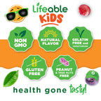 Lifeable Kids Vitamin D Gummies | Vitamin D3 1000iu | Great Tasting Vitamin D3 Gummies | D3 Vitamin for Strong Healthy Bones and Immune Support | Vitamin D for Kids, Boys, Girls | 90 Gummies