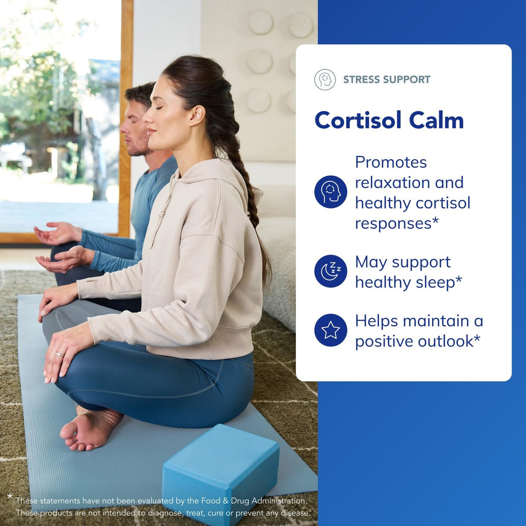 Pure Encapsulations Cortisol Calm - Supports Cortisol Health & Relaxation - Contains Ashwagandha & L-Theanine - Restful Sleep - 60 Capsules