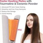 Quico Hair Straightener, 110-240V Flat Iron Hair Straighteners for Women