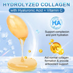 SIGNILIFE Multi Collagen Peptides for Women & Men, Hydrolyzed Collagen Peptides-Type I, II, III, V, X - with Hyaluronic Acid,Vitamin C,Biotin,Supports Skin Hair Nail, Non-GMO, 280 Softgels