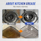 Kitchen Heavy Oil Cleaner Spray,3.38 Oz All Purpose Kitchens Heavy Oil Cleaning Agent, Grease Remover,Kitchen Degreasing Cleaning Spray for Stove,Oven,Dishwasher,Appliances (2PC With 2 Sponge)