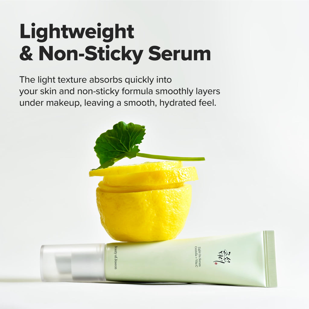 Beauty of Joseon Light On Serum Vitamin C Centella Dark Spot Fine Lines Pigmentation Correcting Serum, Hydrating Moisturizer, Korean Skin Care for Men and Women, 30ml, 1 fl.oz