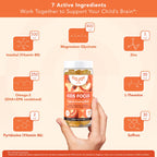 GOJOY NATURALS Kids Focus Gummies - 7-in-1 Focus & Attention Supplement for Kids & Teens w/Saffron Extract, Magnesium Glycinate, L-Theanine, Inositol & More - Vegan, Gluten & Sugar-Free, Non-GMO