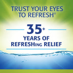 Refresh Relieva PF Lubricant Eye Drops for Dry Eyes, Preservative-Free, 0.01 Fl Oz Single-Use Containers, 30 Count