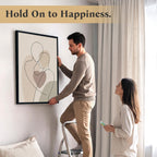 Lavezee 24x36 Poster Frame Black Display 24 x 36 Inch Photo Picture Frame for Wall, 24 by 36 Metal Frame for Wedding Christmas Birthday Thanksgiving Mother's Day