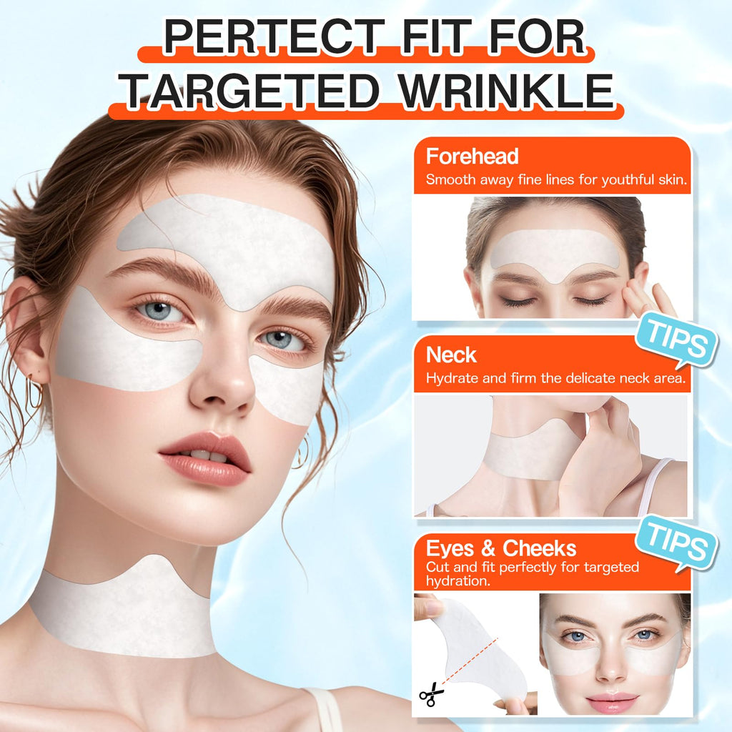 sinBron Forehead Wrinkle Patches 15 PCS - Smooth Fine Lines & Wrinkles, Anti-Wrinkle Patches with Hydrolyzed Collagen with Aloe, for Wrinkle Removal, Firming, Hydrating Skin Care - New Version 6