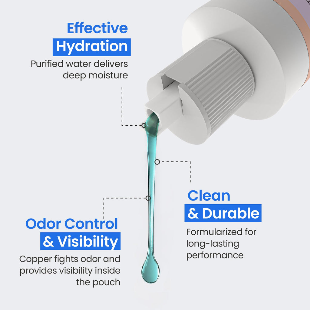 Safe n' Simple Ostomy Deodorant Classic Blue - Odor Eliminator Ostomy - Ostomy Pouch Deodorant - Colostomy Bag Odor Eliminator - Colostomy Bag Deodorizer - 8 Fluid Ounce Drops - Ostomy Accessories