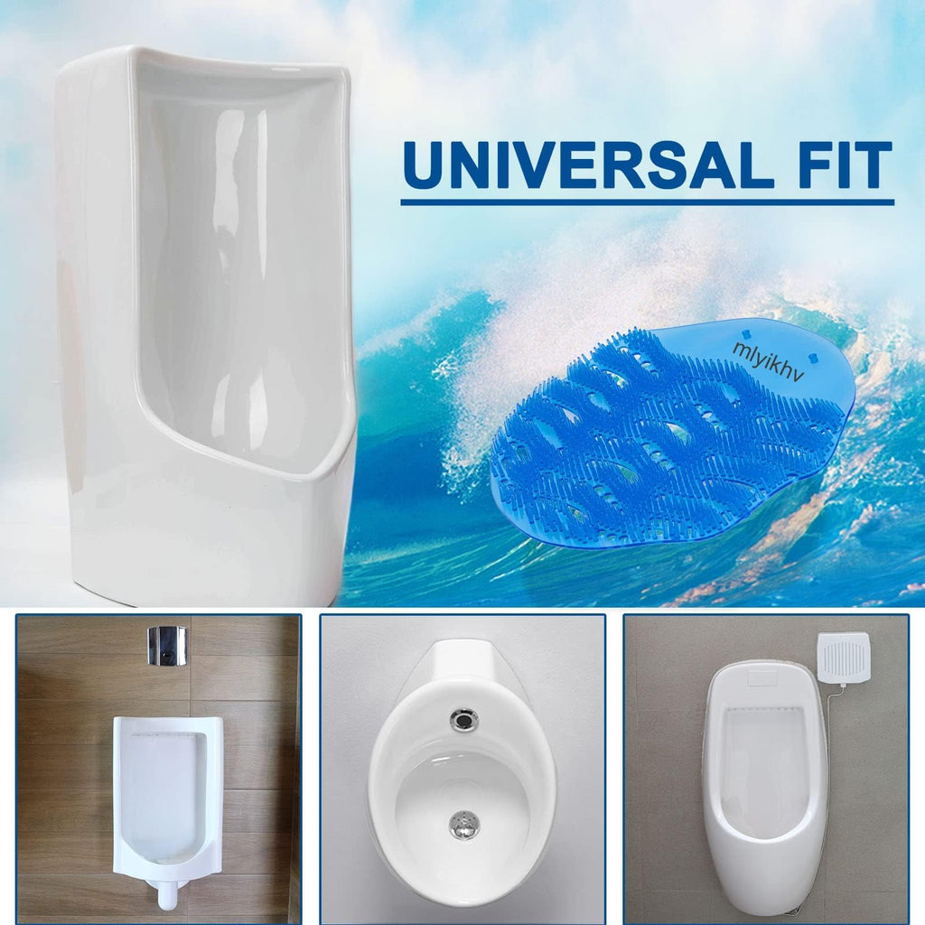 Urinal Screens Deodorizer 32 Pack Urinal Deodorizer Scented Urinal Screen Anti-Splash Urinal Screen for Urinals in Restrooms Restaurants Office Schools (16 Blue+16 Orange)