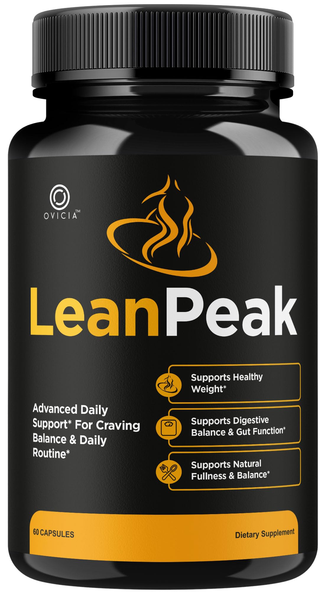 Lean Peak - Lean Peak Advanced Capsules Support Premium Formula, LeanPeak Pills Maximum Strength All Natural for Overall Health and General Wellness Reviews, 60 Capsules for 1 Month