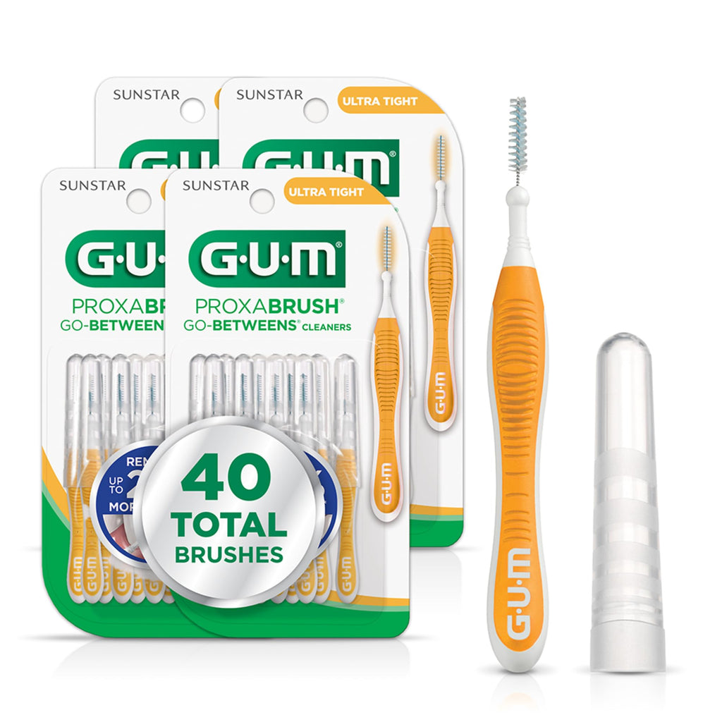 GUM Proxabrush Go-Betweens Ultra Tight Brushes, 10 Count (4 Pack)