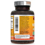 Vitamin D3 2000 IU 50mcg Per Serving - Vitamins D & K2 (MK7) Complex Supplement for Bone, Teeth, Muscle, Calcium Absorption, Supports Immune & Heart Health, Chewable Formula USA Bottled - 120 Tablets