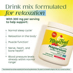 Megafood Relax + Calm Magnesium Powder - Highly Absorbable Magnesium Glycinate, Magnesium Citrate & Magnesium Malate - Without 9 Food Allergens - Raspberry Lemonade Flavor - 7.05 Oz (50 Servings)