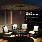 Eletorot Patio Umbrella Lights-Rechargeable Outdoor Lights for Patio Decor, Patio Table Lights Pole Light 28 LED 3 Lighting Modes, Patio Lighting Pool Accessories, Patio Backyard Decor