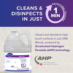 Oxivir Diversey 100898636 Tb One-Step Liquid Disinfectant Cleaner, Hospital Grade Accelerated Hydrogen Peroxide AHP, No Fragrance Added, Ready-to-Use, 1-Gallon (Pack of 4)