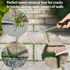 GANCHUN 2026 Weed Puller Tool, 3 Pack New Garden Stainless Steel Weeder Tool Hand Weeder Tool,Multi-Purpose Weed Remover Tool Weeding Tools for Gardening(Rubber Handle)