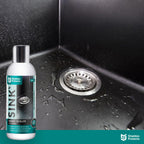 Shieldon Sink Care Kit – Cleaner & Nano Sealer for Granite Composite, Ceramic & Natural Stone Sinks – Restores Shine, Repels Stains, Grease & Hard Water – 2 Sponges & Microfiber Cloth