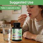 24-in-1 Soursop Graviola Capsules with Sea Moss, Shilajit, Lions Mane, Natural Supplement for Immune Support, Energy, Gut Health, Vegan, 60 Capsules