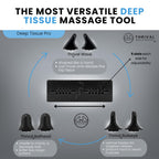 Thrival Relief Pro - Fully Adjustable Psoas and Iliacus Muscle Release Tool with Thrival App for Hip Flexor, Back, Glute and Neck Pain - Trigger Point and Myofascial Release Tool - Carbon Black