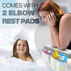 Benicci Bath Kneeler and Elbow Rest Pad Set, Kneeling Mat for Baby Bathing