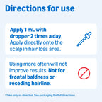 Amazon Basics Minoxidil Topical Solution USP, 5 Percent, Hair Regrowth Treatment for Men, Extra Strength, 12 Fluid Ounces (Previously Amazon Basic Care)