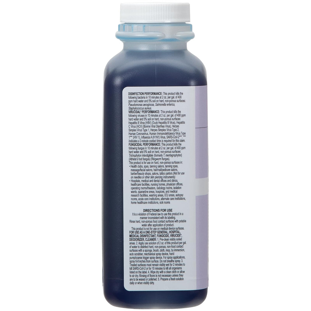 ForPro Total-Cide Disinfectant Solution, 2X Concentrated Formula, Hospital Grade Sanitizer & All Purpose Cleaner, 16 Fl Oz