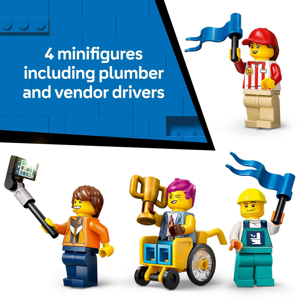 LEGO City No Limits: Race Car Ramp Track Toy - Building Toy for Kids, Boys and Girls, Ages 6+ - Soap Box Car Ramp for Racing with 2 Cars, 4 Minifigures, and Buildable Ramp - Gift Idea - 60460