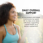 MASON NATURAL Mini Multi Vitamins with Iron, Vitamins A, C, D, E, B1, B2, B3, B6, B12, Folate and Calcium for Overall Health, 1 Year Supply
