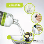 DMSO 8 oz. Glass Bottle Non-diluted 99.995% Pure Low Odor Pharma Grade Liquid Dimethyl Sulfoxide Super High Quality Made by DMSO Store