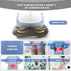 Nevife Inflatable donut cushion for Tailbone Pain Relief-Orthopedic Hemorrhoid & Sciatica Seat Cushion-Coccyx Cushion for Postpartum Pregnancy,Office Chair,Car,Wheelchair&Post-Surgical Recovery (Gray)