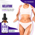 Gelatide Drops, Official Gelatide Supplement Droppers - Maximum Strength, All Natural Keto Liquid Droppers, Advanced Formula Sustain Active Lifestyle & Fitness Goals, Gela Tide Drops Reviews (2 Pack)