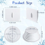 RimCereal 2 Pack 8926 Skimmer Replacement Weir Door Flap and 2 Pack 8928 Pool Skimmer Basket for Above Ground and in Ground Swimming Pool Replacement Parts