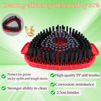 EasyWring Spin Mop Replacement Head Spin Mop Refills Compatible with O Cedar EasyWring 1-Tank Spin Mop Handle, 3 Microfiber Mop Refills, 1 Triangle Head Cover, 1 Scrubber Head and Handle for Ocedar