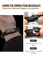 Oaldilee Black Cross Cuff Bracelet for Men, Stainless Steel Braided Leather Bible Verse Jesus Bracelet, Inspirational Faith Gift for Dad Brother Son Religious Baptism Confirmation Gifts, 9 Inches