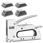 NEU MASTER Staple Gun for Wood, All Steel Staple Gun with 4000Pcs Staples, Upholstery Staples Gun for Fixing Material, Decorating, Woodworking, Furniture
