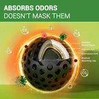 ORIX Refrigerator Deodorizer 10 Pack — Activated Charcoal Odor Absorber