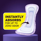 Poise Incontinence Pads & Postpartum Overnight Incontinence Pads, 8 Drop Extra Coverage, 36 Count, Packaging May Vary
