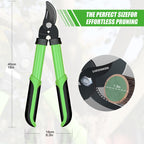 GARDENWORK 16"Loppers and Branch Cutter with SK5 Blade for Tree Trimming