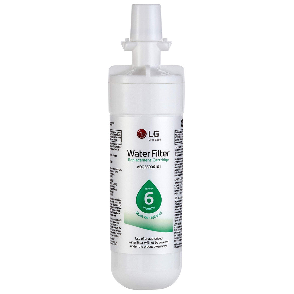 LG LT700P- 6 Month / 200 Gallon Capacity Replacement Refrigerator Water Filter, White, Single & LT120F - 6 Month Replacement Refrigerator Air Filter