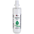 LG LT700P- 6 Month / 200 Gallon Capacity Replacement Refrigerator Water Filter, White, Single & LT120F - 6 Month Replacement Refrigerator Air Filter