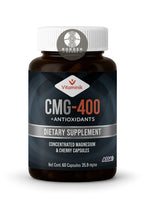 Vitaminik CMG-400 + Antioxidants | Magnesium Citrate with Cherry Powder | 60 Capsules | 1 Month Supply | Daily Dietary Supplement | Similares