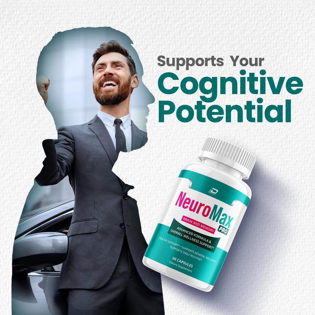 NeuroMax Pro Supplement Capsules – Neuro Max Pro All-Natural Maximum Strength Formula Focus, Memory Support and Reviews (1 Pack – 60 Capsules)