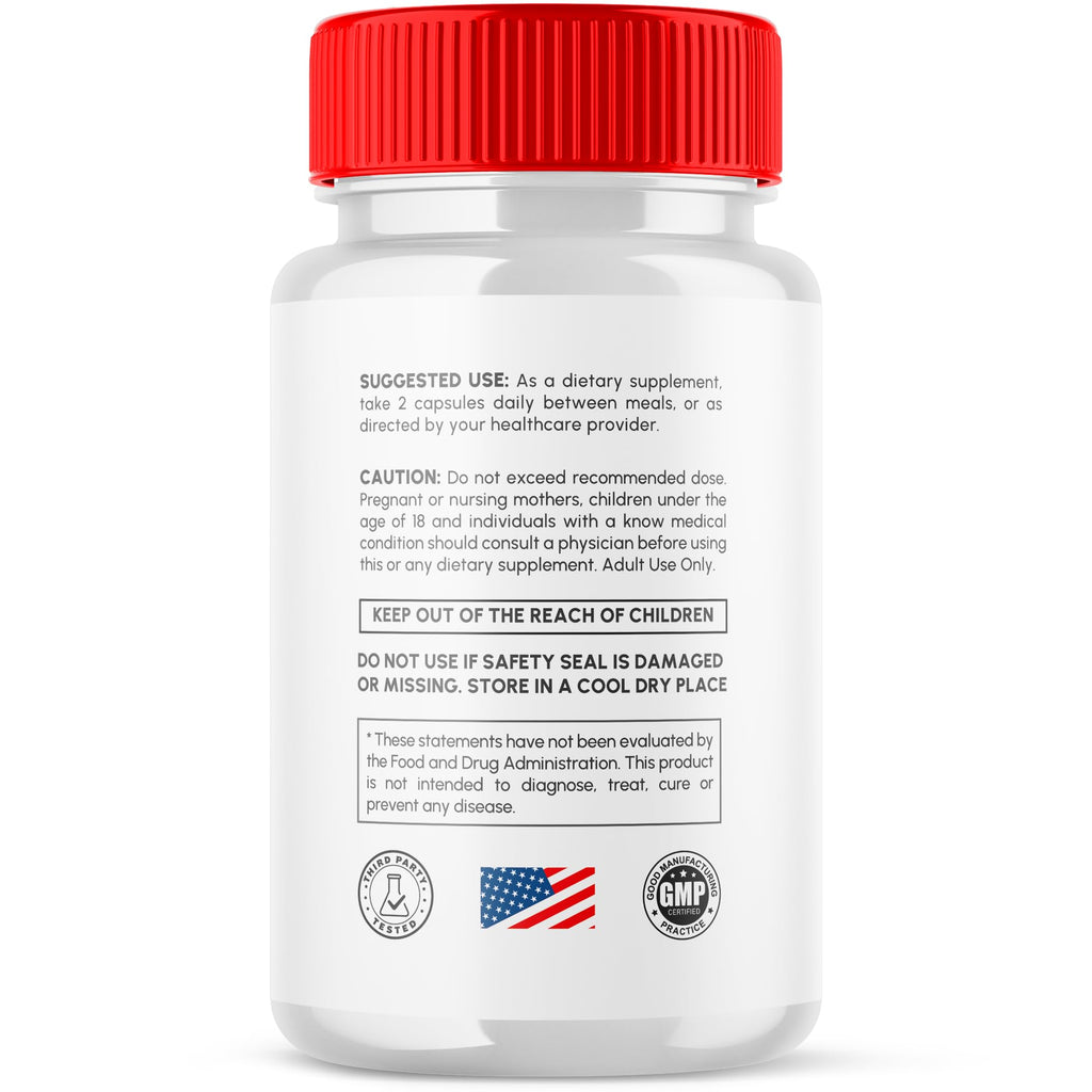 GlucoStasis Capsules, Official Gluco Stasis Blood Health Support Pills with All Natural Ingredients, Advanced Formula Supplement Pills with Max Strength Premium Vitamins for Women & Men (60 Capsules)