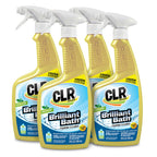 CLR Brilliant Bath Foaming Bathroom Cleaner Spray - Dissolves Calcium, Lime, and Soap Scum - Fresh Scent, 26 Ounce Bottle (Pack of 4)